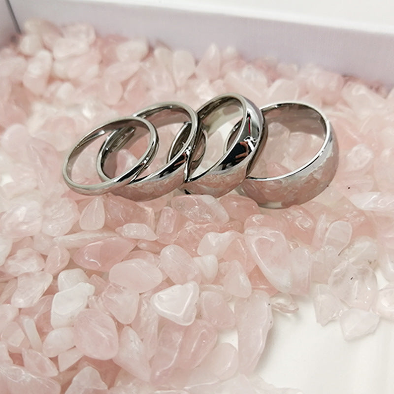 Men's Jewelry Stainless Steel Nude Plain Accessories Rings
