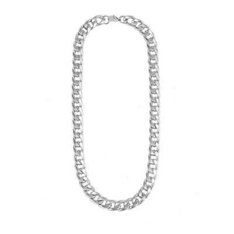 Women's & Men's Chain Stainless Steel Cuban Hipster Fashion Necklaces