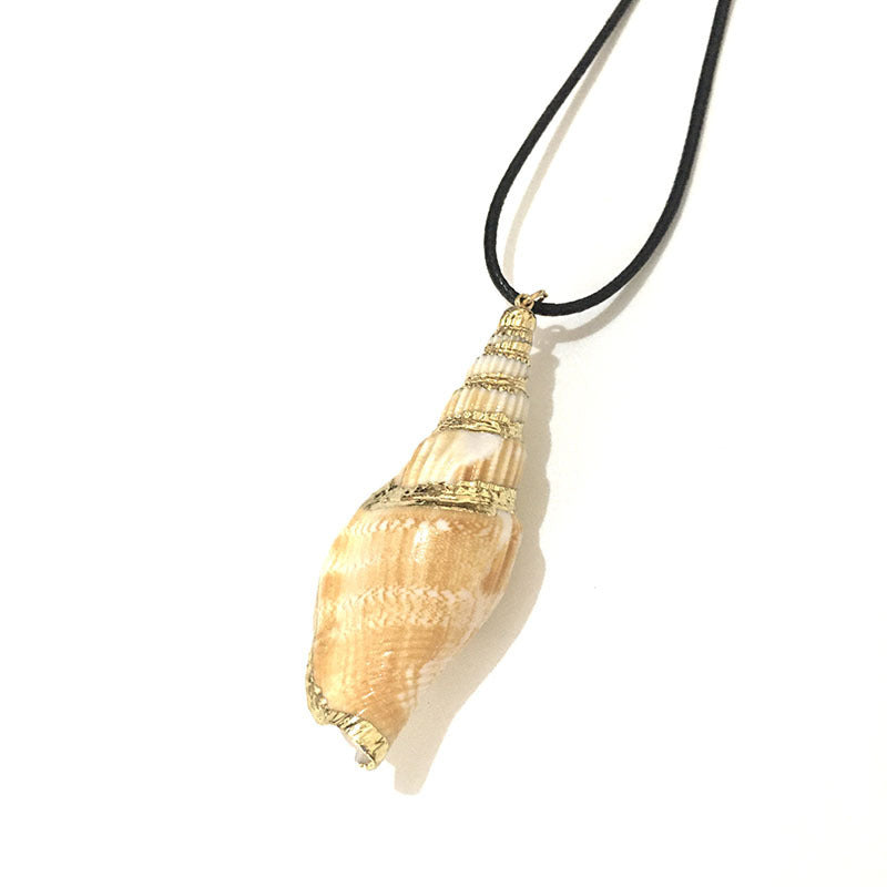 Women's & Men's Wax Line Personality Fashion Natural Shell Necklaces