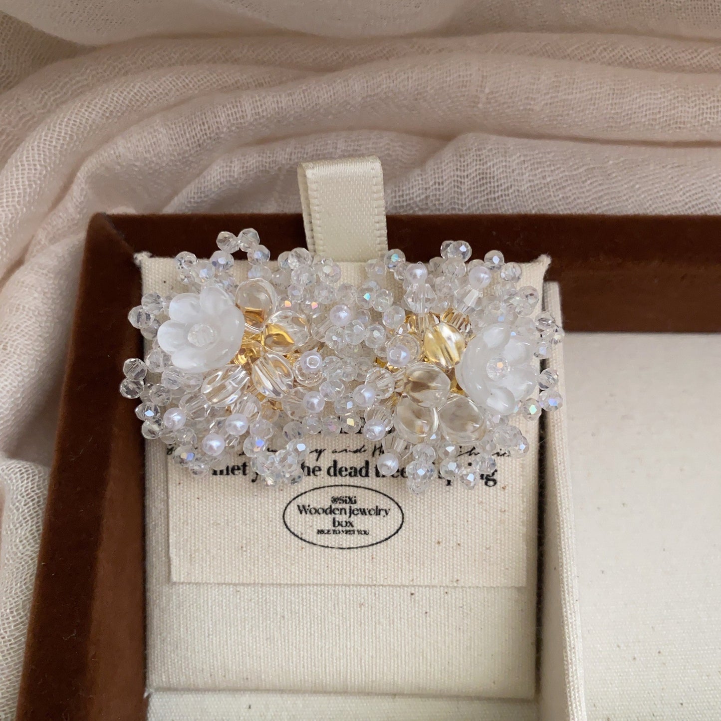 Flower Simple Elegance Retro Elegant Natural Soft Earrings