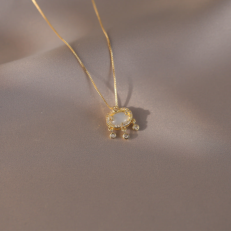 Lock Opal Female Summer Light Luxury Pendants