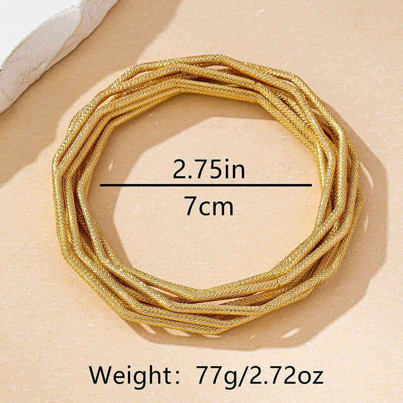 Printed Texture Round Minority Simple Fashion High-grade Bracelet