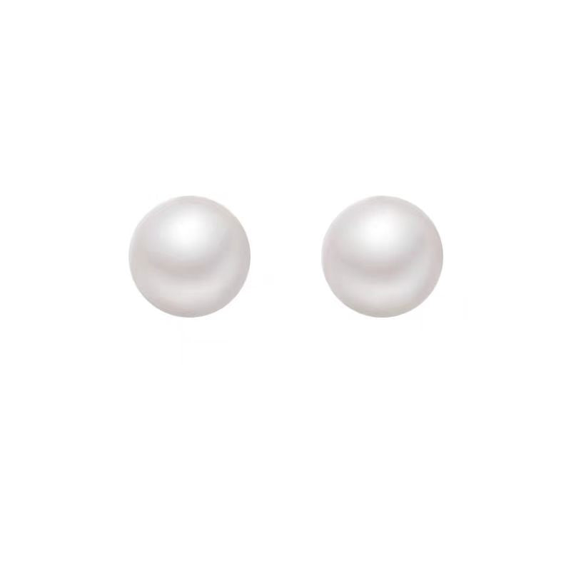 Classic Style Retro High-grade Pink Pearl Earrings