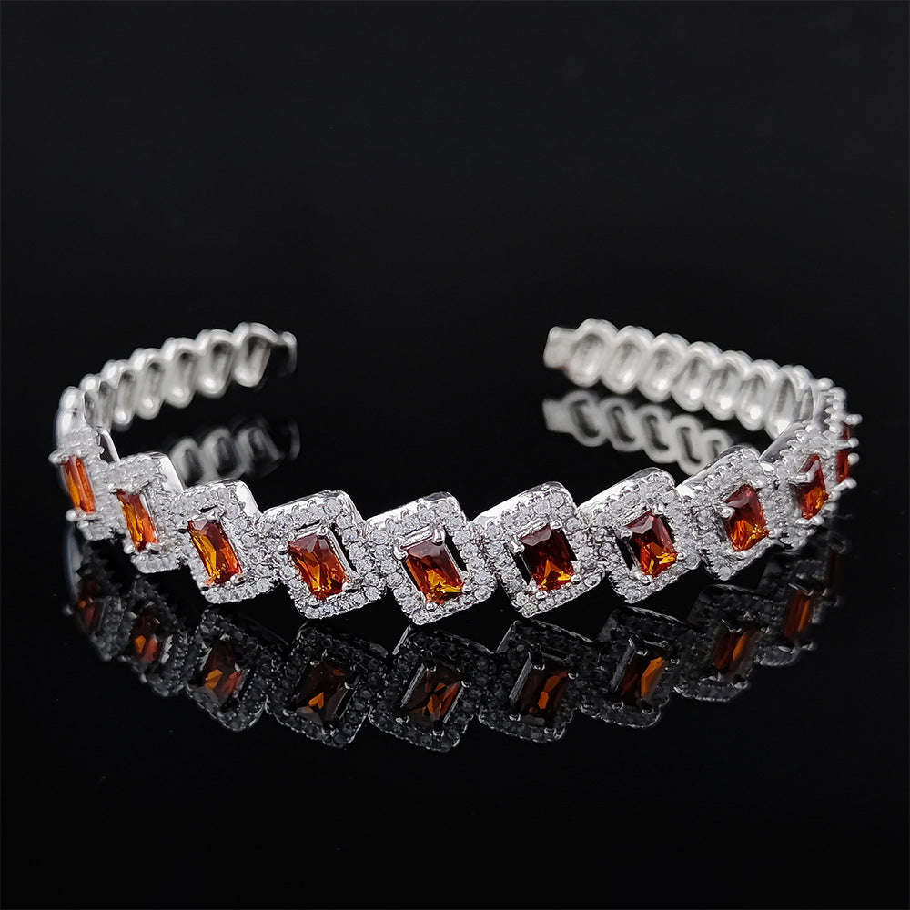 Irregular Opening Adjustable Personality Light Luxury Design Bracelet