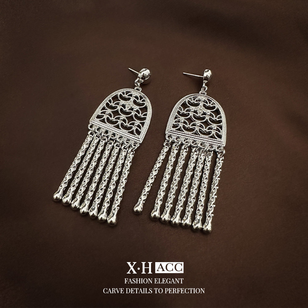 Retro Artistic Court Style Affordable Luxury Earrings