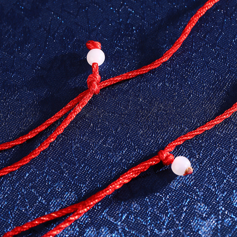 Red Rope Jade Personality Couple Imitation Pendants