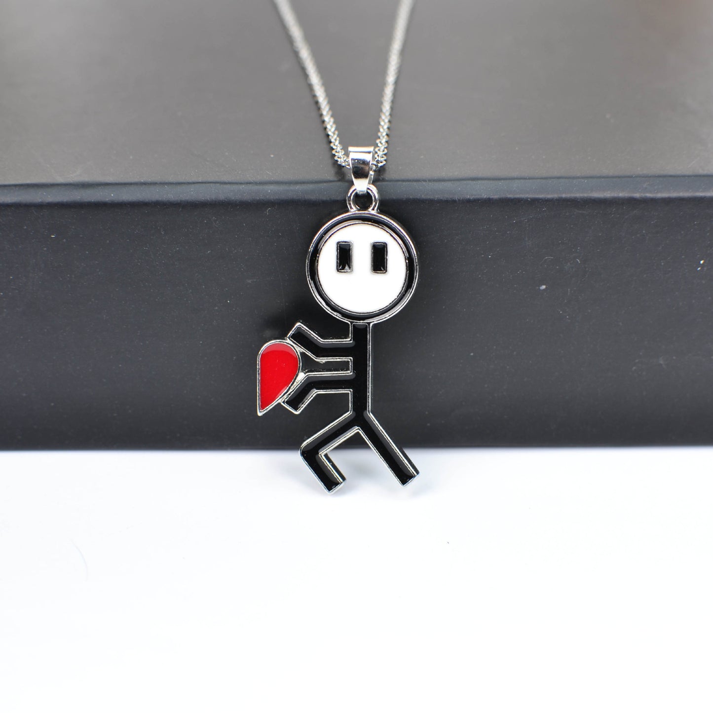 Couple Magnetic Suction Fun Cartoon Expression Launch Necklaces