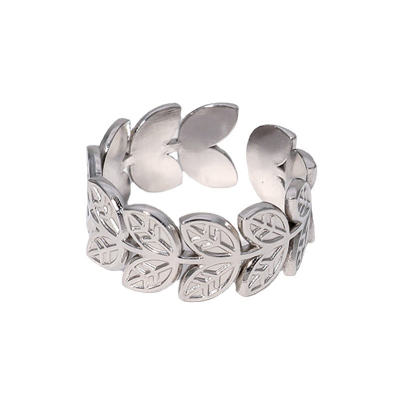 Titanium Steel Open-end Female Adjustable Index Rings