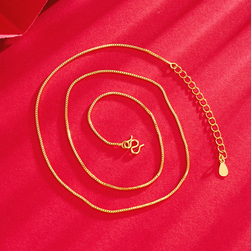 Women's Ornament No Color Fading High-grade Niche Clavicle Chain Necklaces