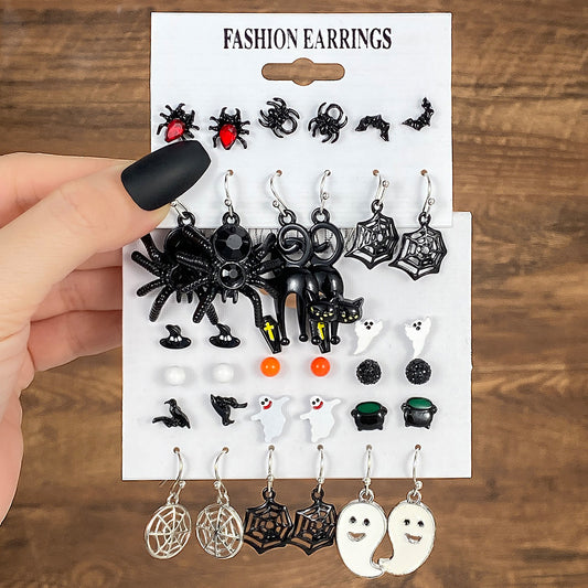 Halloween Suit Female Niche Affordable Luxury Earrings