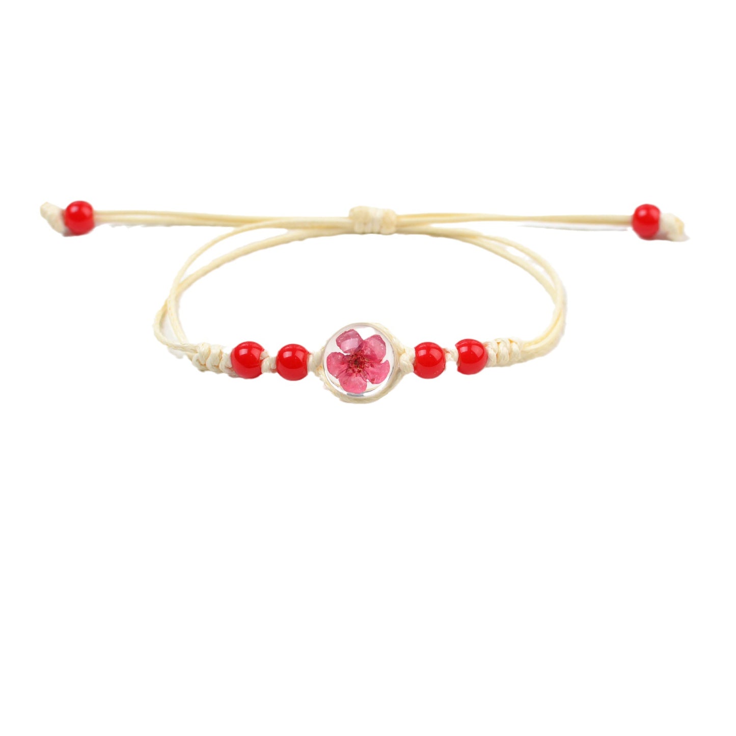 Fresh Narcissus Cherry Blossom Hand-woven Scenic Bracelets