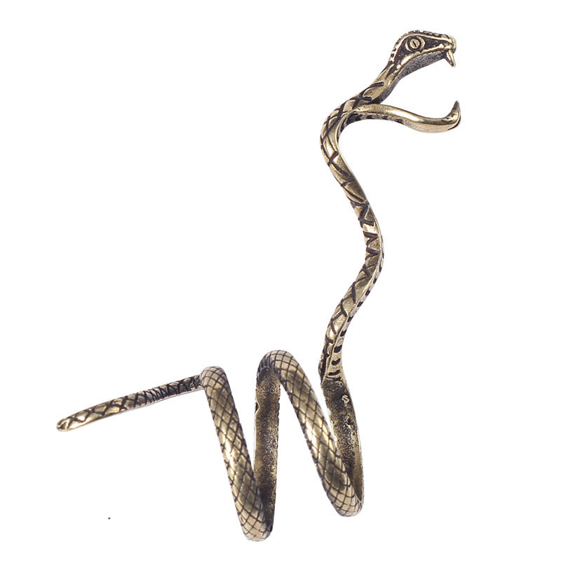 Women's & Men's Holder Smoking Creative Domineering Personalized Snake Rings