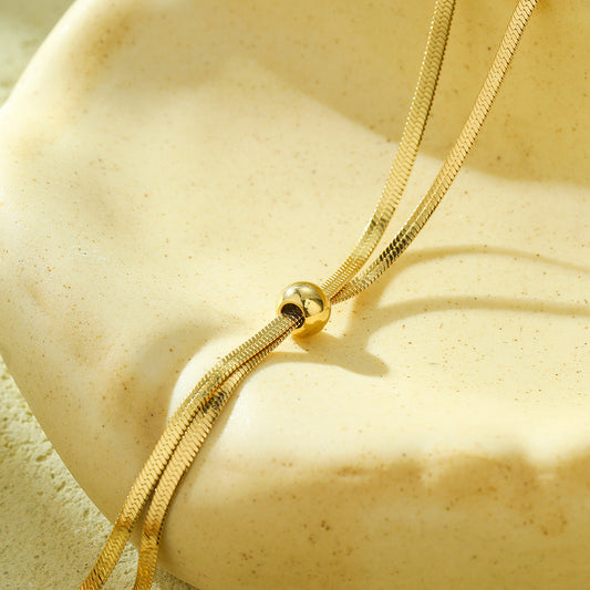 Light Luxury Style Drawable Long Fashionable High Necklaces