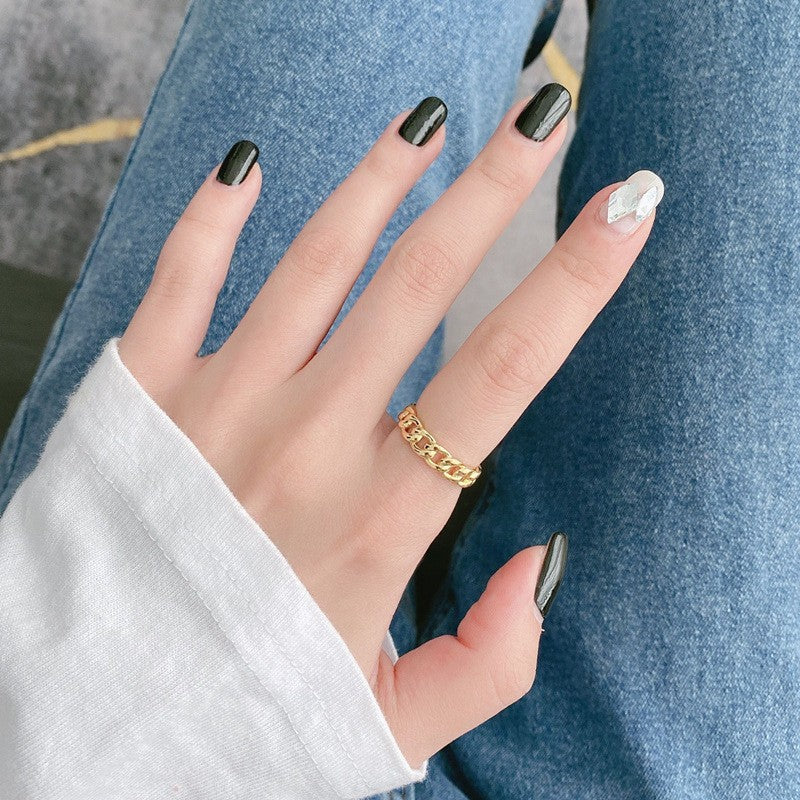 Female Summer Sier Plated Style Design Rings