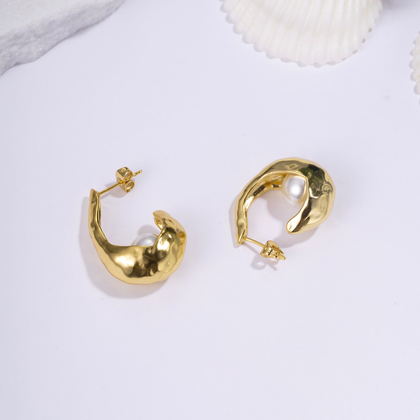 Korean Style Zircon Wheat Ear Clip Earrings