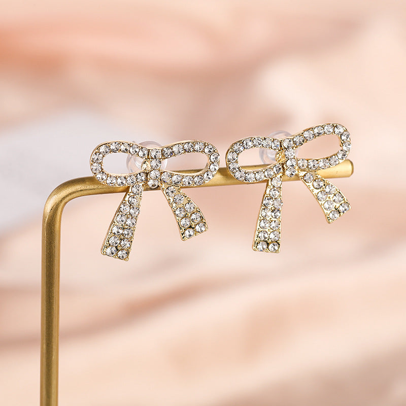 Fashion Geometry Pattern Diamond Female Korean Earrings