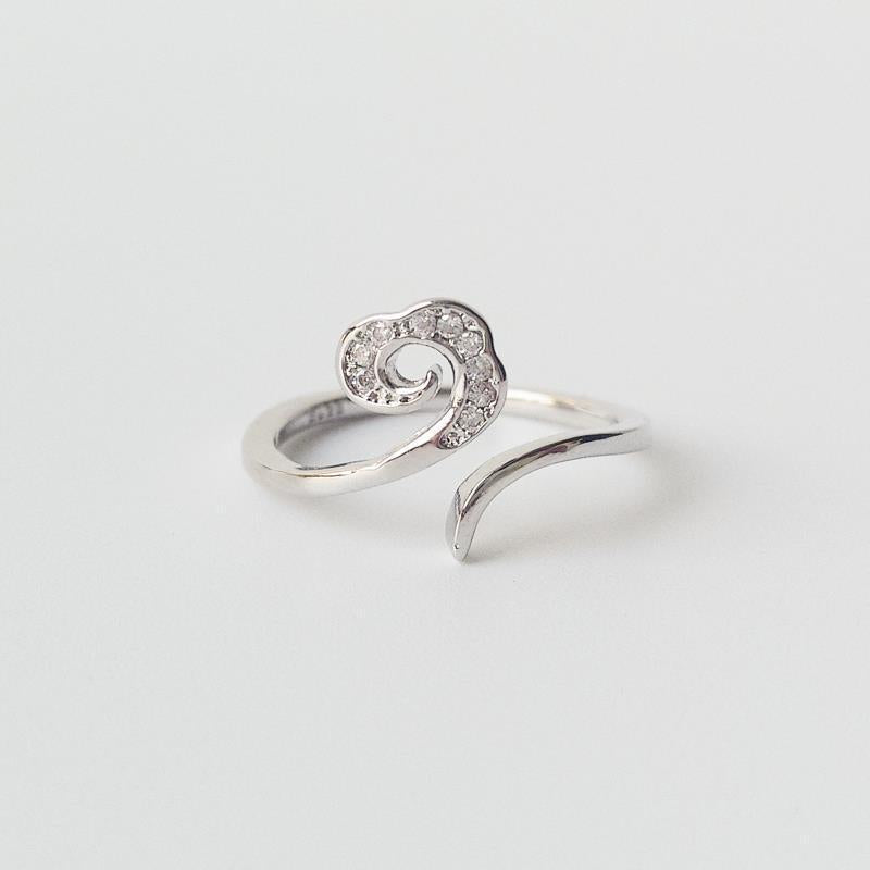 Geometric Cat Open Adjustable Animal Ornament Rings