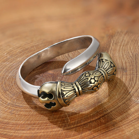 Women's & Men's Thai Sier Open Couples Openings Personalized Niche Rings