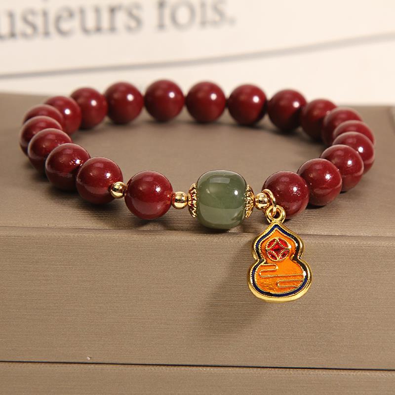 Women's Natural Garnet Crystal Jewelry Girlfriend Gifts Bracelets