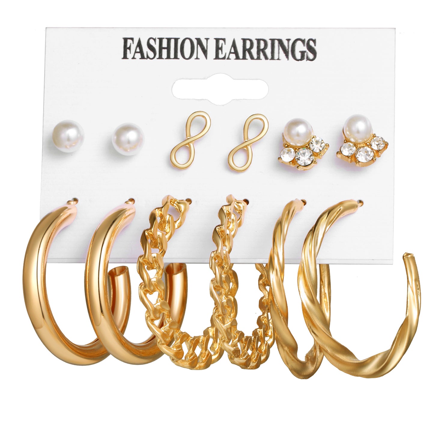 Tassel Butterfly Card Retro Simple Advanced Pearl-studded Pairs Earrings