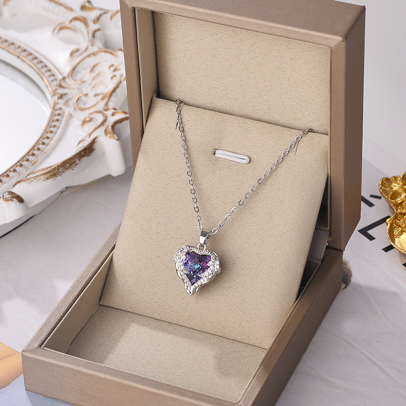 Women's Of The Ocean Love Color Water Necklaces