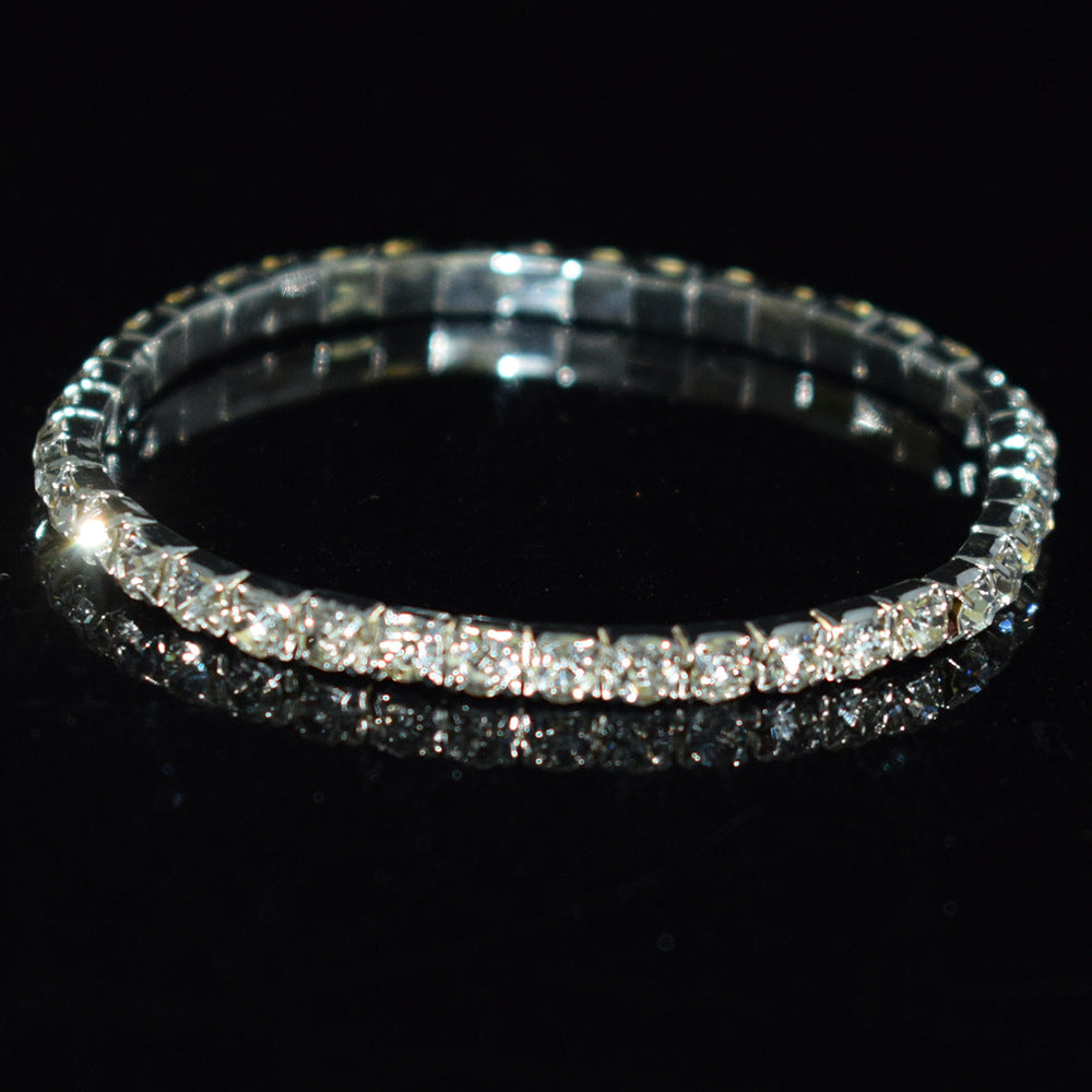 Durable Exaggerated Bridal Diamond Full Stretch Bracelets