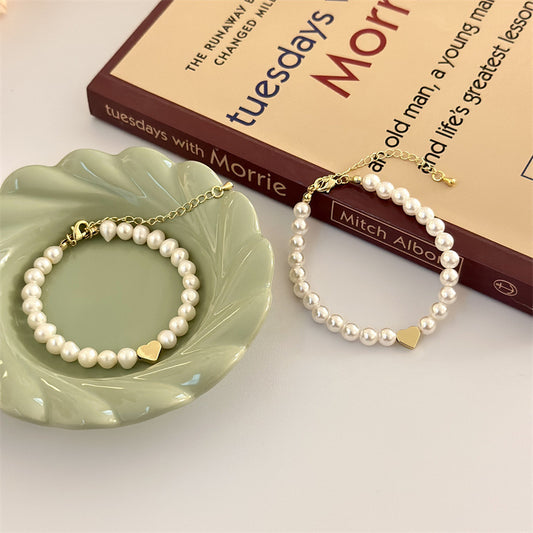 Women's Lovely Natural Freshwater Pearl High-grade Niche Retro Bracelets