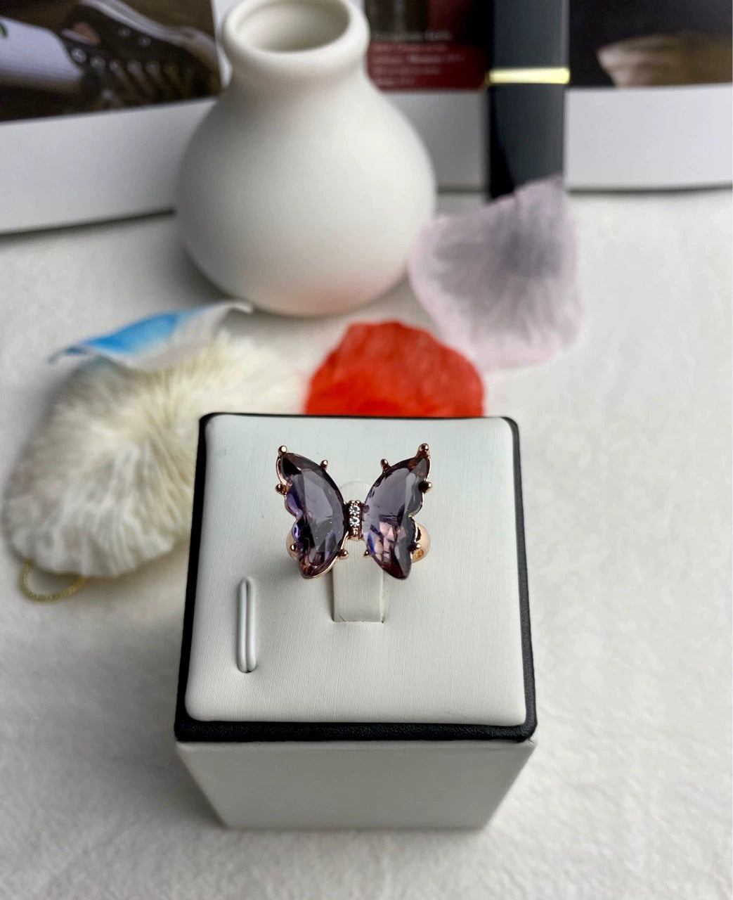 Simple Personality Fashion Sweet Elegance Light Rings