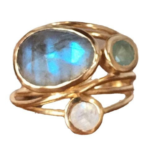 Women's Exquisite Green Butterfly Creative Stylish Adjustable Rings