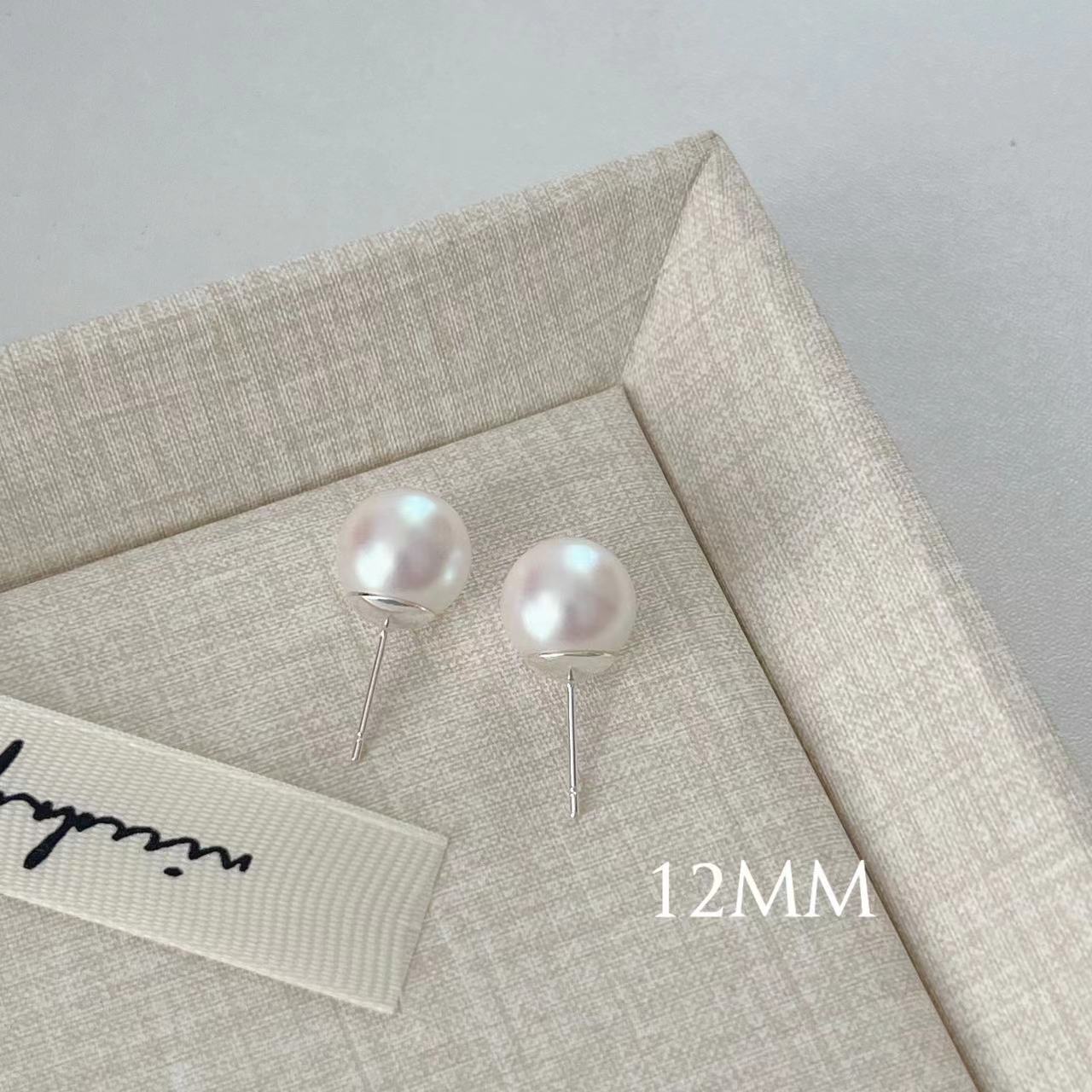 Women's High-grade Sweet Elegance Pink White Pearl Earrings