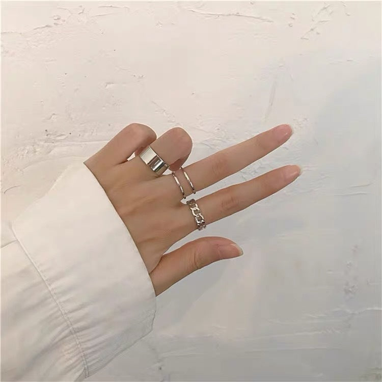 Personalized Hip Hop Open Adjustable Index Finger Knuckle Cold Ring