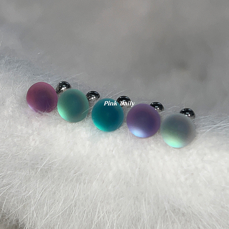 Ear Bone Female Titanium Steel Pin Screw Earrings