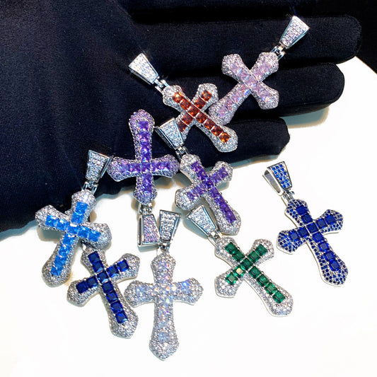 Hip Hop Zircon With Diamond Trendy Jewelry Necklaces