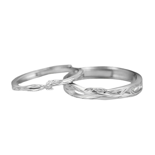 Couple Light Luxury Style Gift For Boyfriend Or Girlfriend Rings