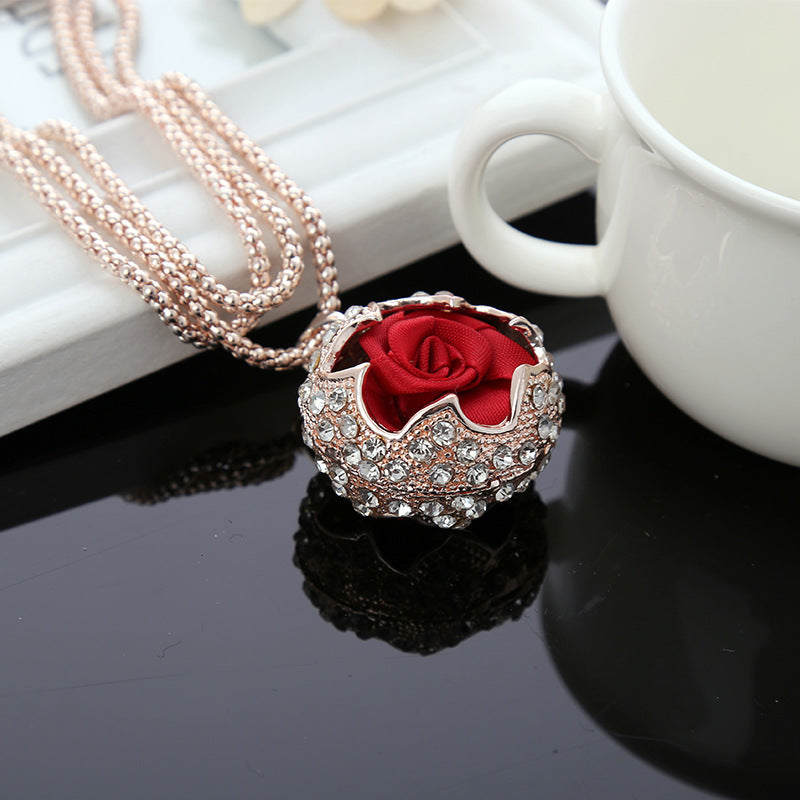 Women's Decorative Clothes Sweater Chain Long Wild Pendants