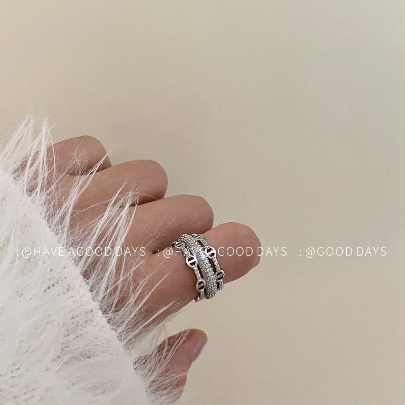 Women's Personalized Cold Style Index Finger Affordable Luxury High-grade Minority Rings