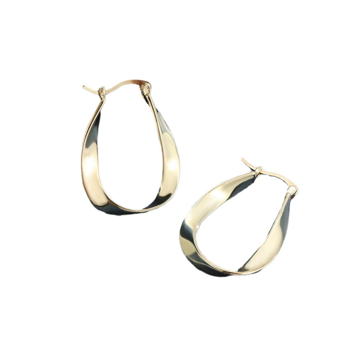 Mobius Niche High-grade Style Simple Light Earrings