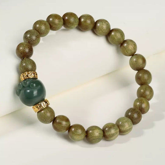 Women's Chinese Style Jade Hare Original Life Bracelets