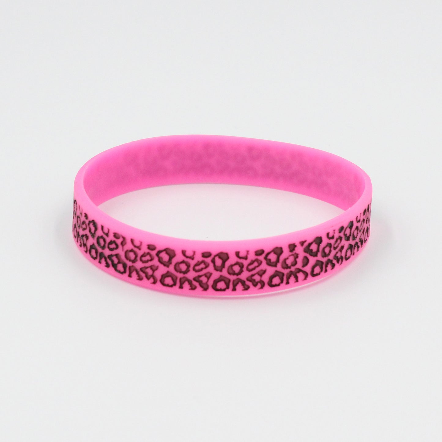 Durable Leopard Print Silicone Tiger Concave Bracelets