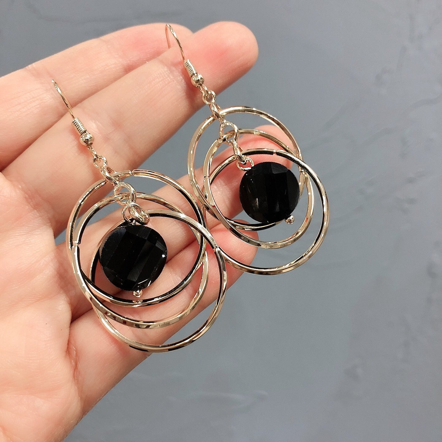 Geometric Circle Fashion Fashionmonger Female Exaggerated Personalized Earrings