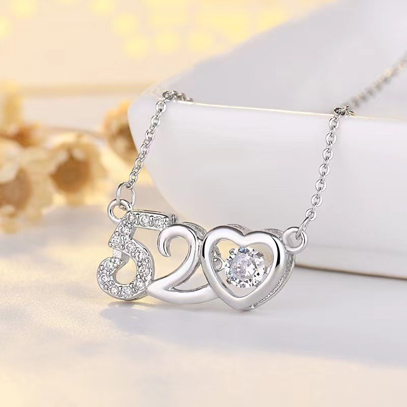 Steel Female Clavicle Chain Swan Clover Necklaces