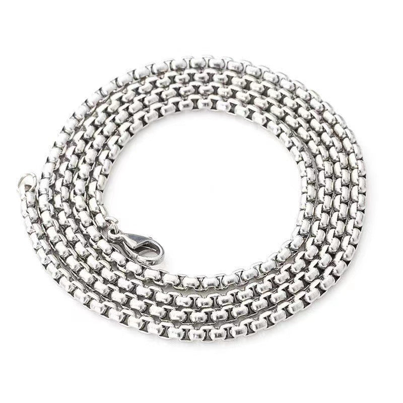 Men's Stainless Steel Chain Jewelry Accessories Titanium Necklaces