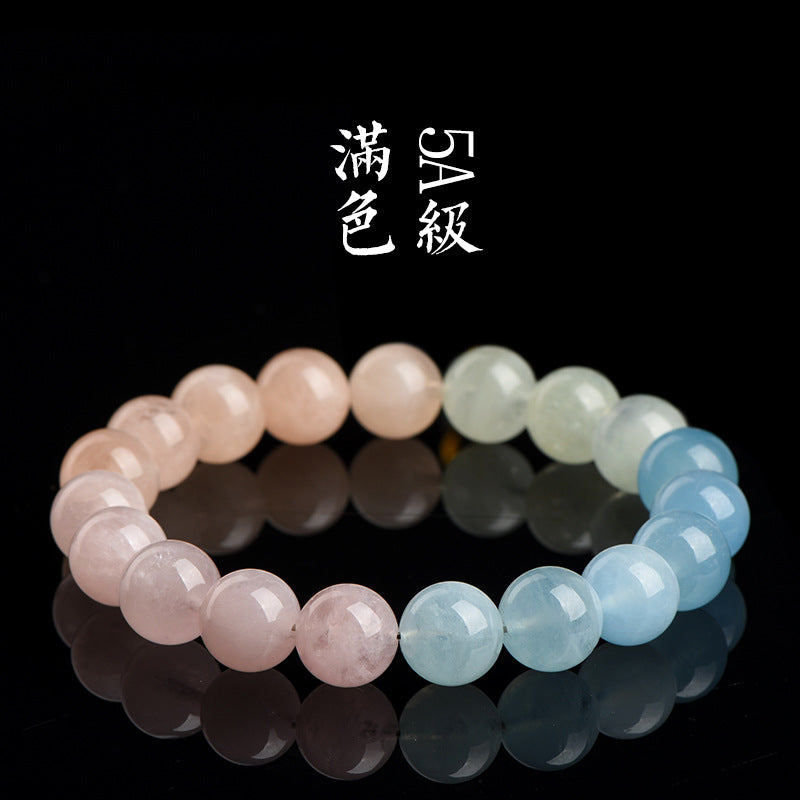 Natural Morgan Stone Beads Gradient Scattered Bracelets