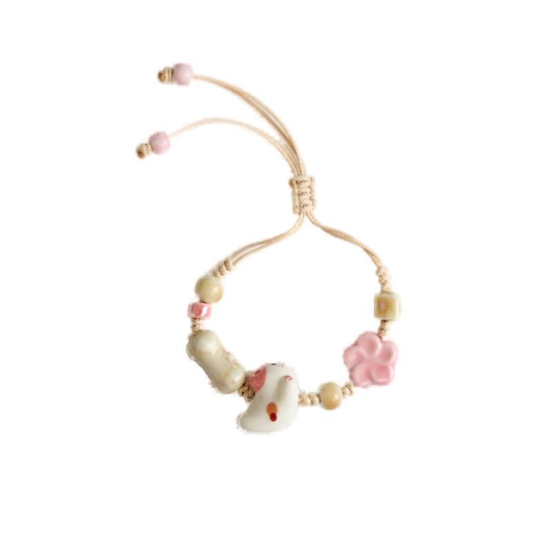 Women's Ceramic Summer High-grade Girlfriends Mori Artistic Minimalist Popular Bracelets