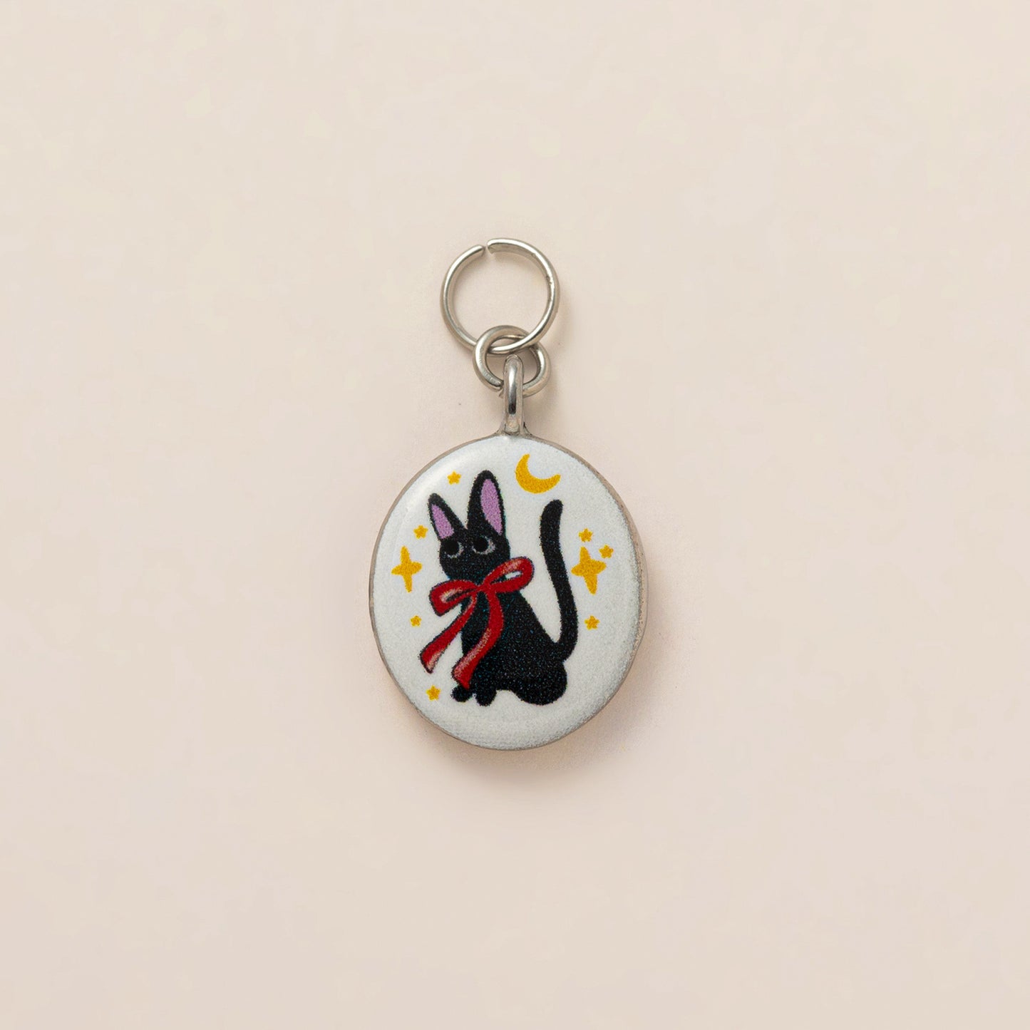 Cartoon Rabbit Long Star Printing Series Gold Color Pendants