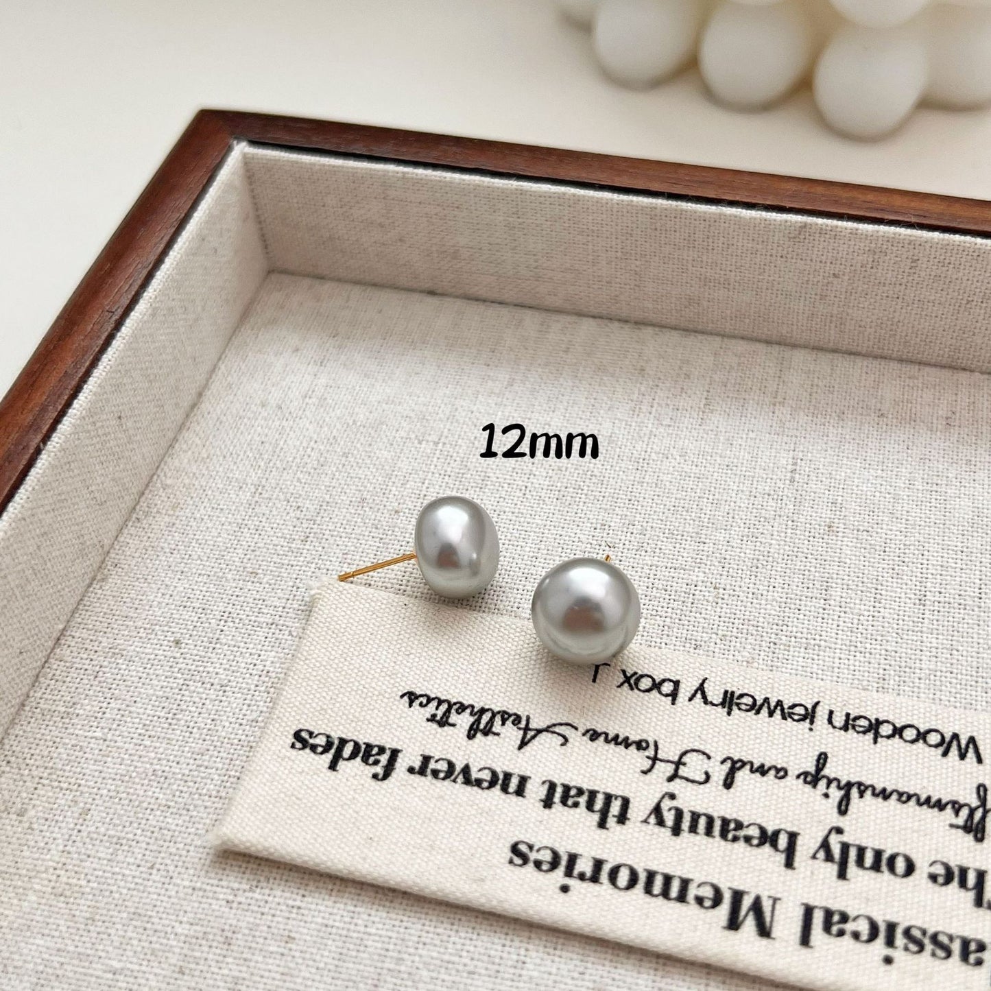 Of Korean Vintage Pearl Sier Female Earrings