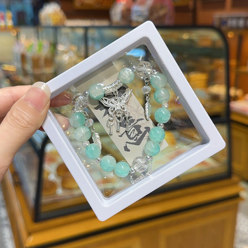 Women's & Men's Glazed Night Market Stall Ceramic Beaded Bracelets