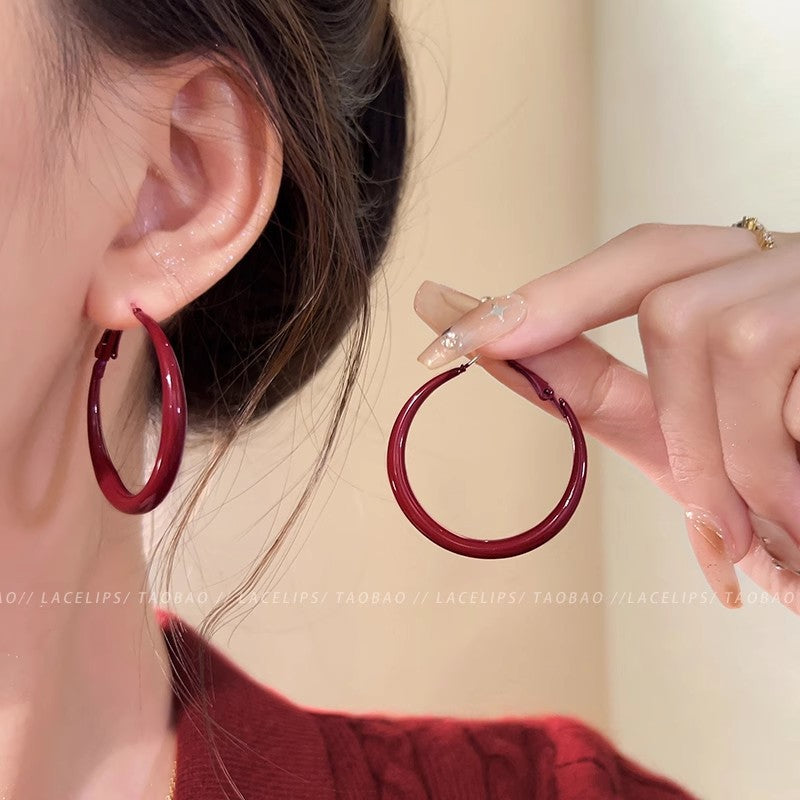 Women's Sier Needle Light Luxury Minority Pearl For Graceful Stud Earrings