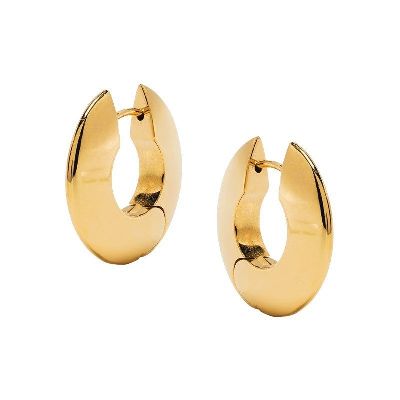 Style Round Cool Personality High Sense Earrings