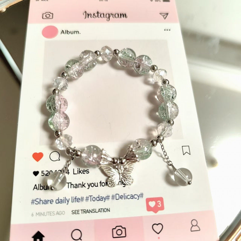 Moon Glazed Female Design Simple High Sense Versatile Bracelet